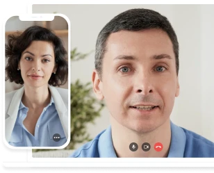 Онлайн консультация пациента с психологом